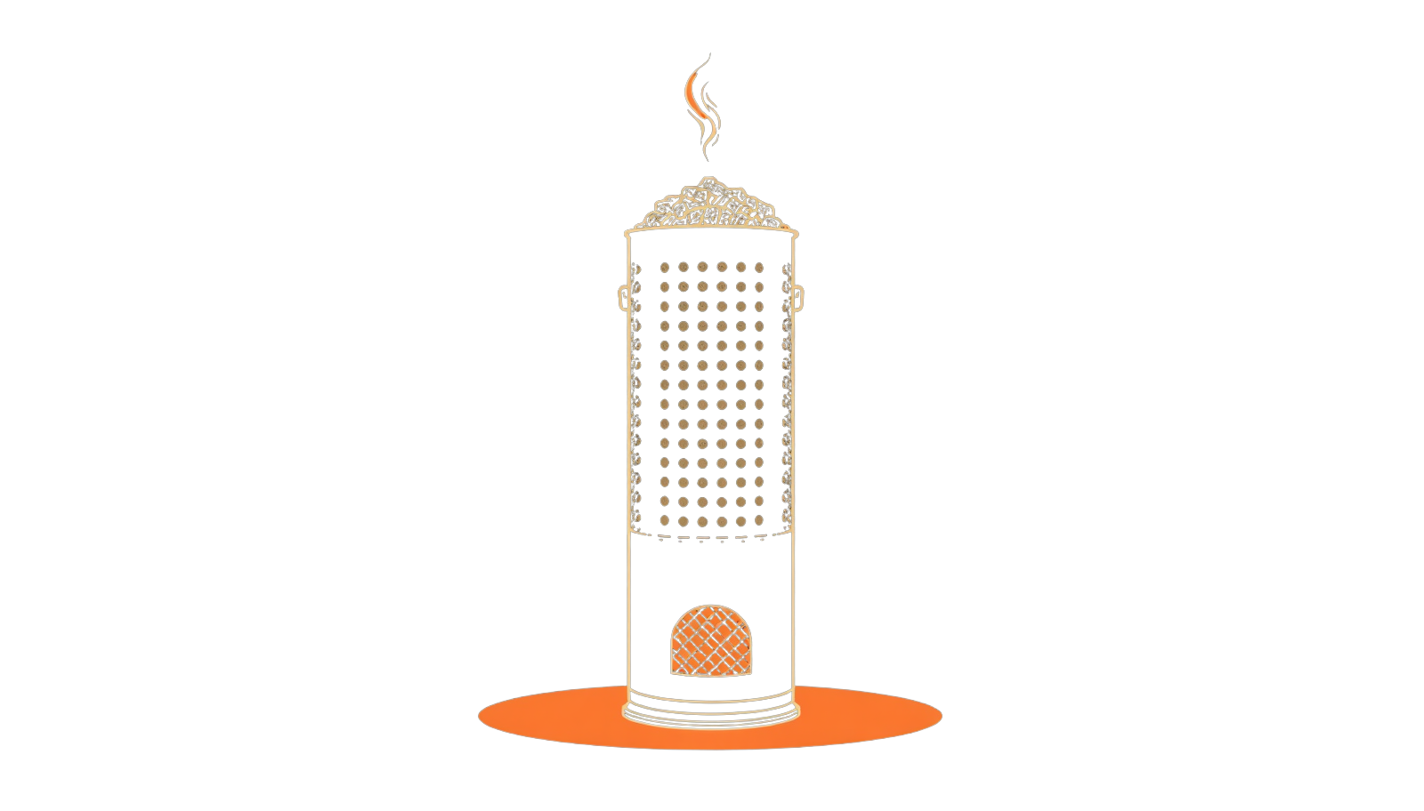 Chimney Starter illustration
