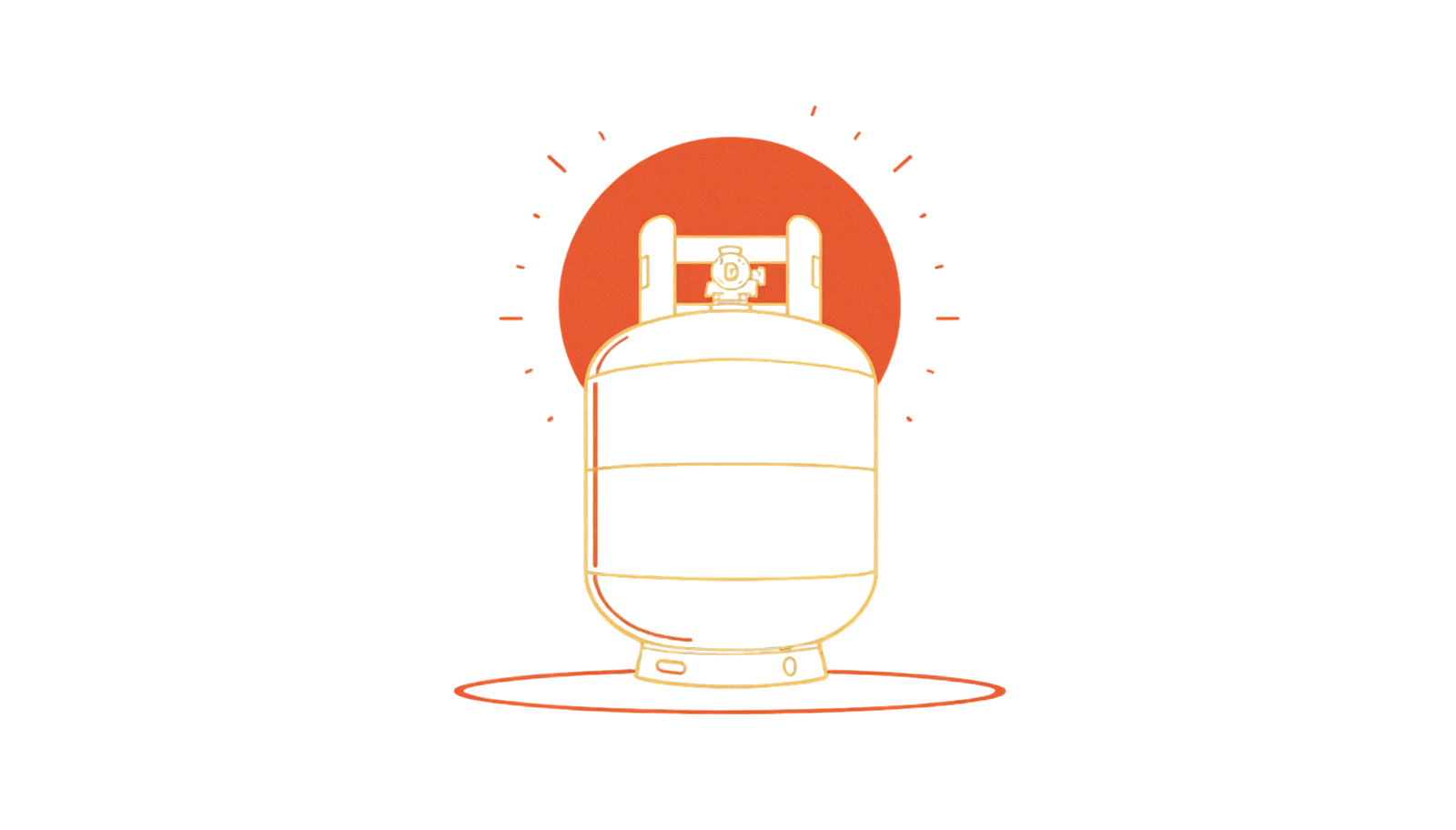 Gas illustration