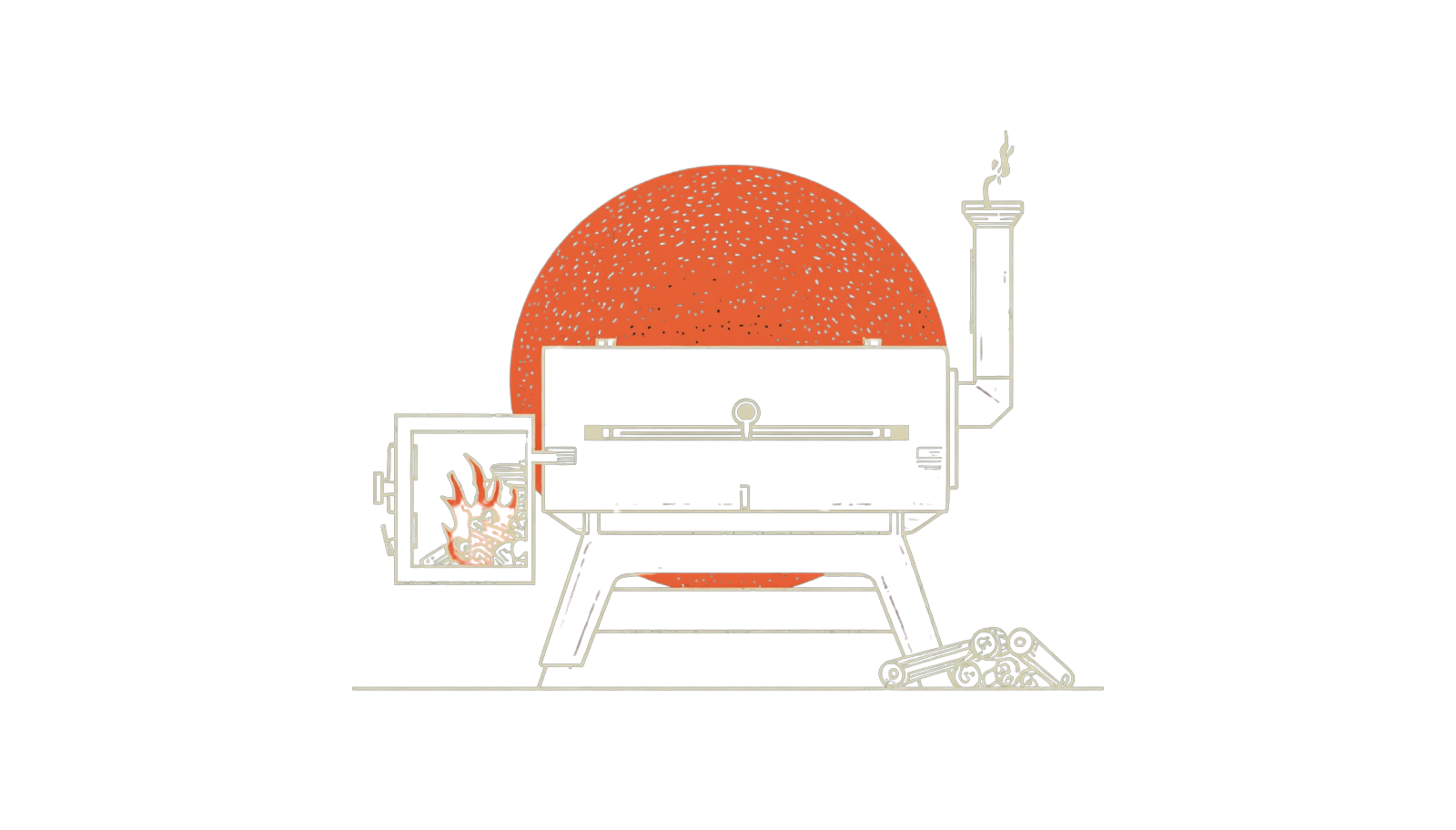 Offset Smoker illustration
